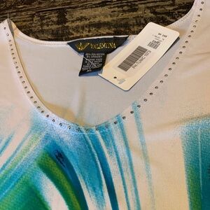 Valentina boutique buy floral beaded tunic. XL ÑWT